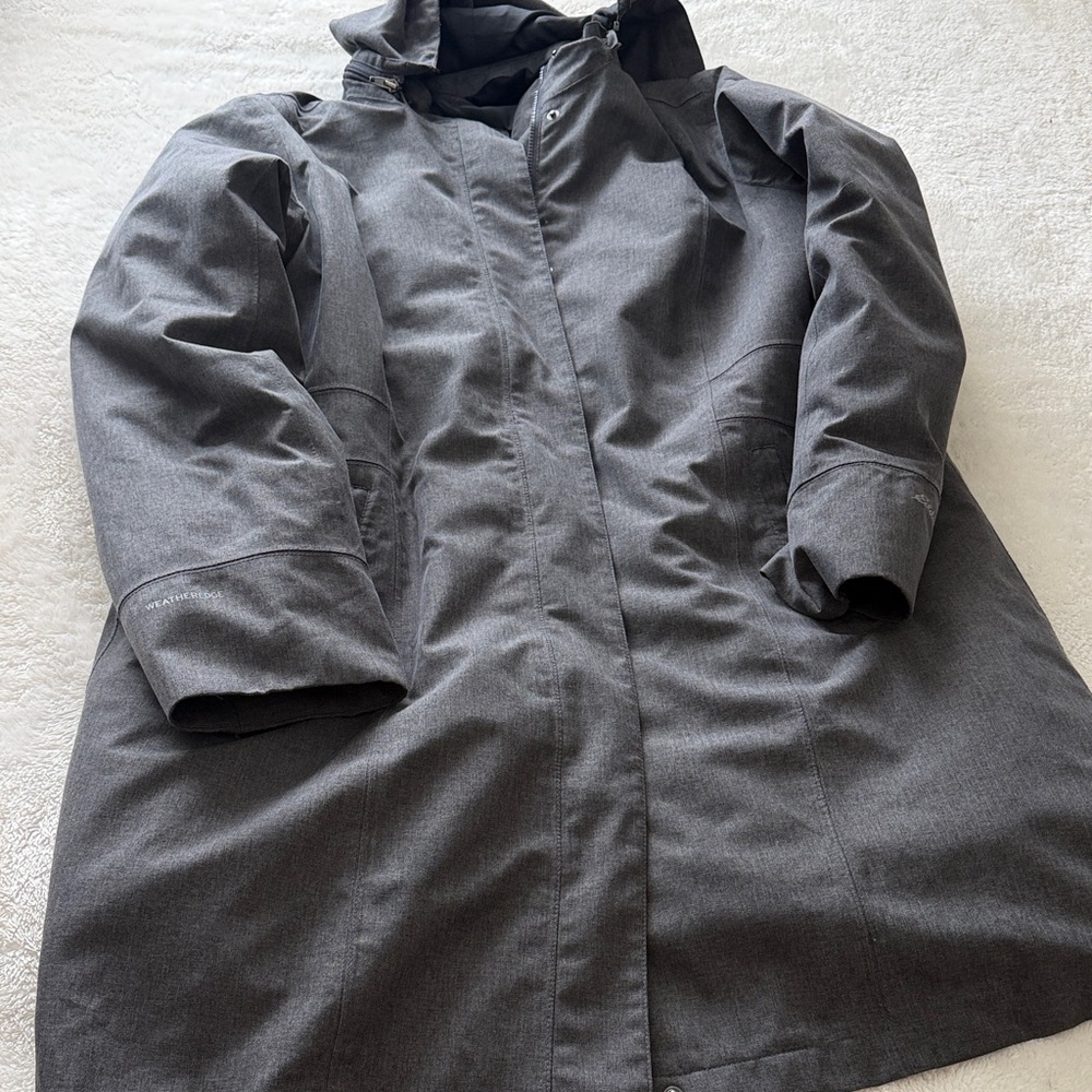 Eddie Bauer Gray Girl on the Go lined Jacket